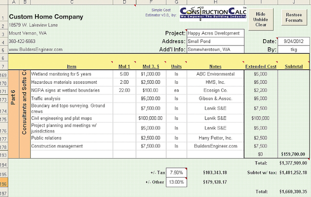 Home Building Tax Accounting | Custom Builder